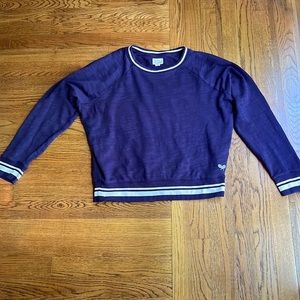 J.Crew Vintage Cotton Terry Crewneck Tennis Sweatshirt EUC